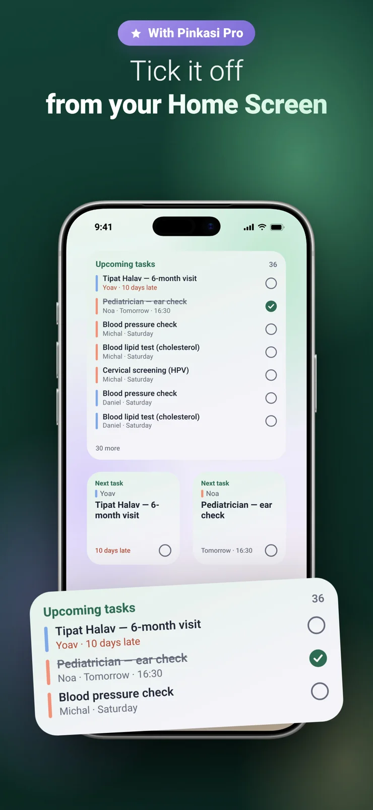 Widgets with Pro